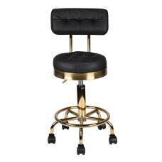 Tool meistri jaoks COSMETIC BEAUTY STOOL AM-830 GOLD BLACK