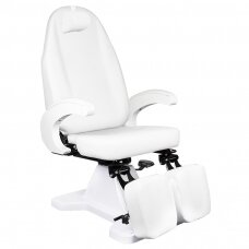 Kosmetologinis krėslas COSMETIC HYDRAULIC CHAIR 112 WHITE