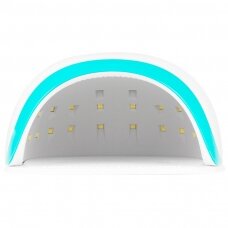 UV/LED manikīra lampa 72W WHITE BLUE