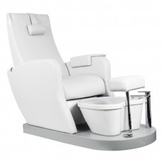 Педикюрное кресло с ванночкой для ног FOTEL SPA AZZURRO 016 WHITE