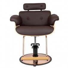 Fotel fryzjerski HAIRDRESSING CHAIR FLORENCE BELLA BROWN