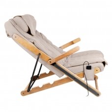 Salokāms masāžas krēsls SHIATSU RELAX FOLD BEIGE