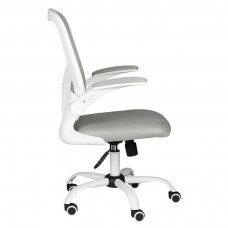 Kontoritool ratastel OFFICE CHAIR ERGONOMIC WHITE GRAY