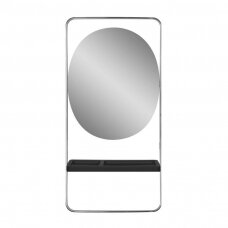 Brīvi stāvošs spogulis GABBIANO SOLO SILVER BLACK