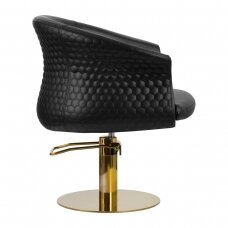 Kirpyklos kėdė Gabbiano Versal Gold Black