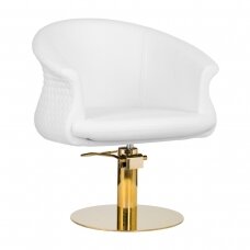 Frizieru krēsls Gabbiano Versal Gold White
