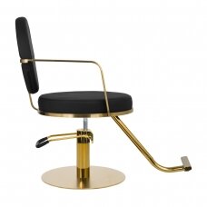 Friseurstuhl GABBIANO PROFESSIONAL HAIRDRESSING CHAIR ARRAS GOLD BLACK