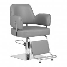 Hairdressing chair GABBIANO PROFESSIONAL HAIRDRESSING CHAIR LINZ SILVER GREY