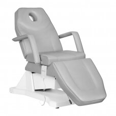 Kosmetoloģijas krēsls ELECTRIC COSMETIC CHAIR 1 MOTOR GREY