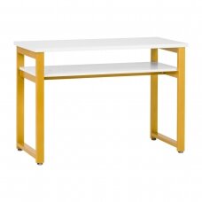 Manikiūro stalas MINIMALIST GOLD WHITE