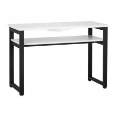 Manikīra galds ar putekļu savācēju MINIMALIST BLACK WHITE
