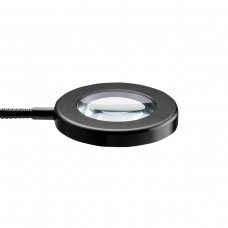 Cosmetology LED lamp with magnifier 5D SNAKE RING 5W BLACK