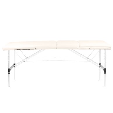 Sulankstomas masažo stalas ALU COMFORT 3 CREAM 3