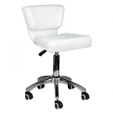 Meistara krēsls STOOL BEAUTY BACKREST 227 WHITE