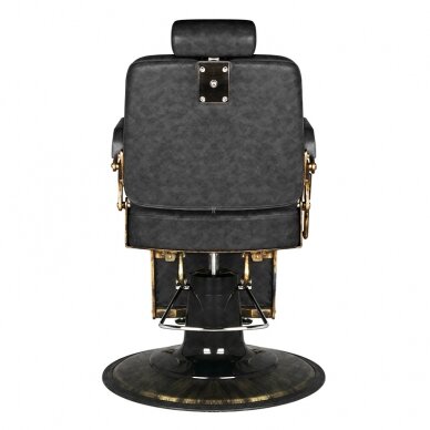 Парикмахерское кресло Barber Chair Gabbiano Boss Old Leather Black 5