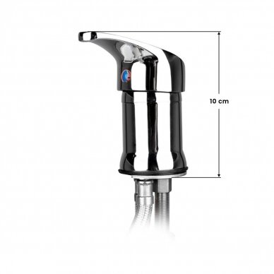 Water faucet for hairdressing sink Gabbiano Chrome 2