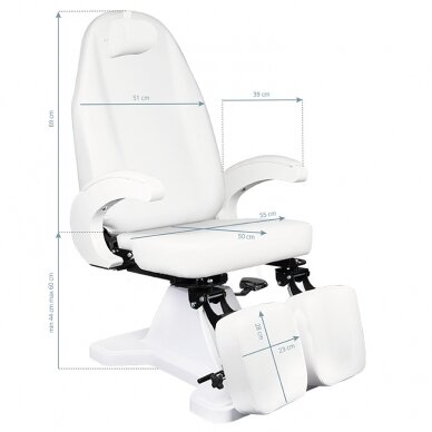 Cosmetology chair COSMETIC HYDRAULIC CHAIR 112 WHITE 6