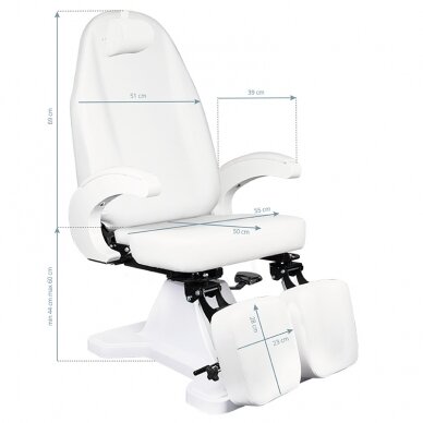 Kosmeetiline tool COSMETIC HYDRAULIC CHAIR 112 WHITE 6