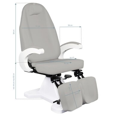 Cosmetology chair COSMETIC HYDRAULIC CHAIR 112 GREY 6 Cosmetology chair COSMETIC HYDRAULIC CHAIR 112 GREY 6