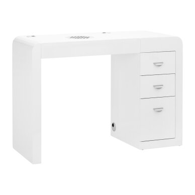 Manikyyripöytä pölynkerääjällä IDEAL WHITE RIGHT
