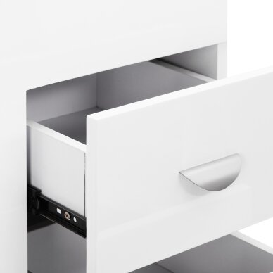 Manikiūro stalas su dulkių surinkėju IDEAL WHITE LEFT 9