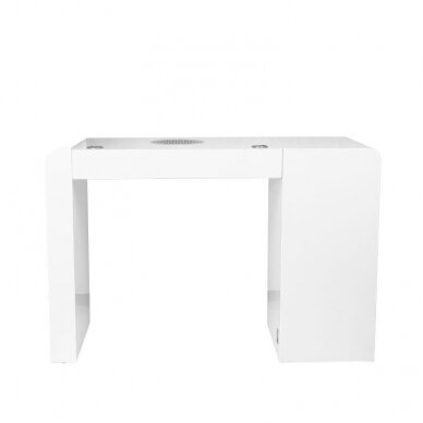 Manicure table with dust collector IDEAL COSMETIC DESK WHITE 2