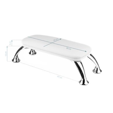 Маникюрный подлокотник PROFESSIONAL SILVER WHITE 2