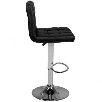 Bāra krēsls TERRAIN ECO LEATHER CHROME BLACK 2