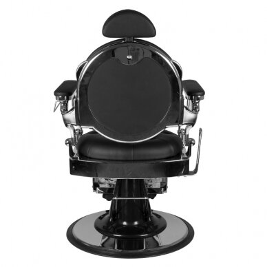 Parturituoli Barber Chair Gabbiano Silver Black 2