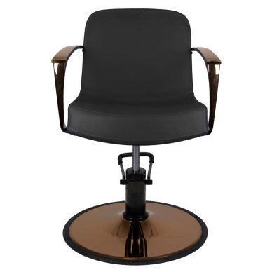 Hairdressing chair Gabbiano Bolonia Black 2 Hairdressing chair Gabbiano Bolonia Black 2