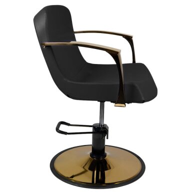 Kampaamotuoli GABBIANO PROFESSIONAL HAIRDRESSING CHAIR BOLONIA GOLD BLACK 2 Kampaamotuoli GABBIANO PROFESSIONAL HAIRDRESSING CHAIR BOLONIA GOLD BLACK 2