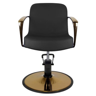 Парикмахерское кресло GABBIANO PROFESSIONAL HAIRDRESSING CHAIR BOLONIA GOLD BLACK 3