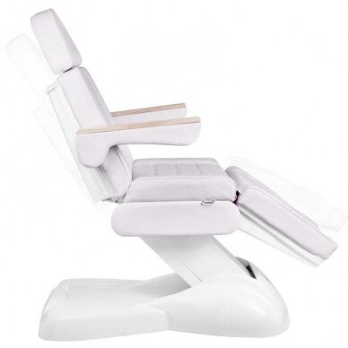 Kosmetoloģijas krēsls PRESTIGE LUX ELECTRIC 3 MOTOR WHITE 6