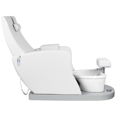 Pedikīra krēsls ar kāju vannu FOTEL SPA AZZURRO 016 WHITE 1