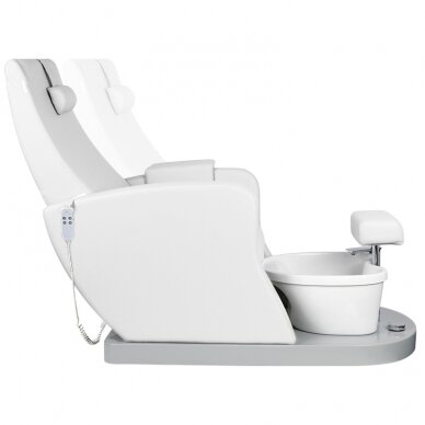 Pedikīra krēsls ar kāju vannu FOTEL SPA AZZURRO 016 WHITE 2
