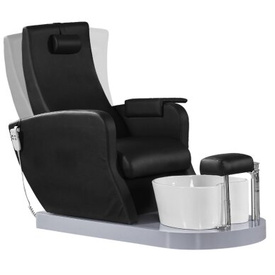 Pedicure chair with foot bath AZZURRO 016A PEDICURE MASSAGE CHAIR BLACK 3