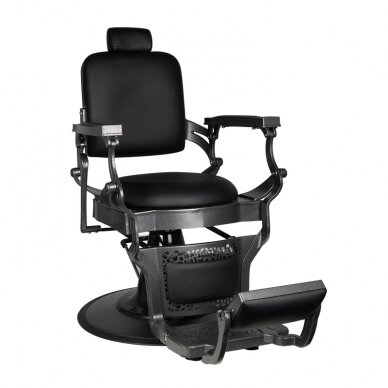 GABBIANO FOTEL BARBERSKI CORRADO HAMMER CZARNY 1