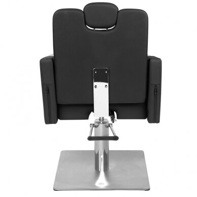 Kirpyklos kėdė GABBIANO BARBER HAIRDRESSING CHAIR VILNIUS ALPHA BLACK 2