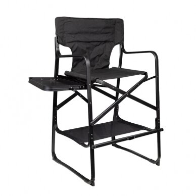 Makiažo kėdė FOLDABLE MAKE-UP CHAIR BLACK