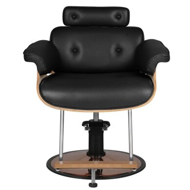 Kirpyklos kėdė HAIRDRESSING CHAIR FLORENCE BELLA ADJUSTABLE BACK BLACK 2