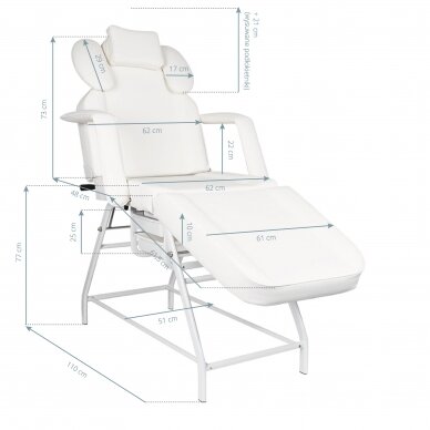 Cosmetology chair VISAGE GREY 9