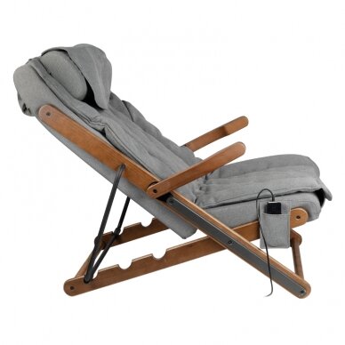 Sulankstoma masažinė kėdė SHIATSU RELAX FOLD GREY 1