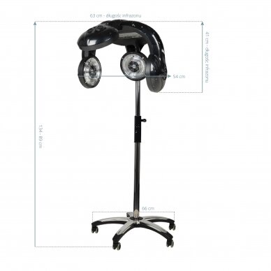 Infrazonas GABBIANO STANDING MODEL IV BLACK 4
