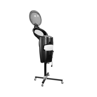 Frizieru sauna ar stāvēšanu Gabbiano ar aktīvo ozonu melna 1