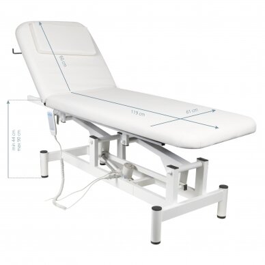 Elektrinis masažo stalas ELECTRIC BED 1 MOTOR WHITE 6