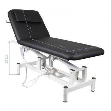 Elektryczny stół do masażu ELECTRIC BED 1 MOTOR BLACK 5