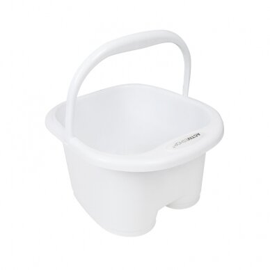 MISKA DO PEDICURE Z ROLLERAMI WHITE LICH 2