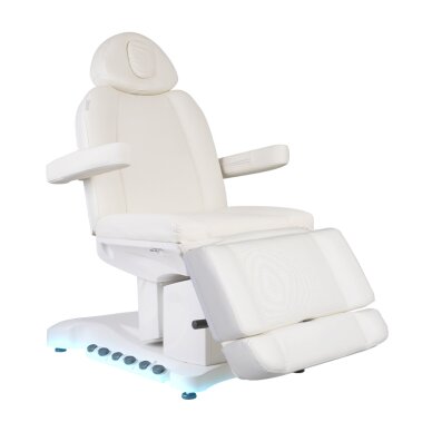 Kosmetikstuhl Azzurro Pro Electric 3 Motor Foot Control White Heated 3