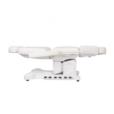 Kosmetologinis krėslas Azzurro Pro Electric 3 Motor Foot Control White Heated 4