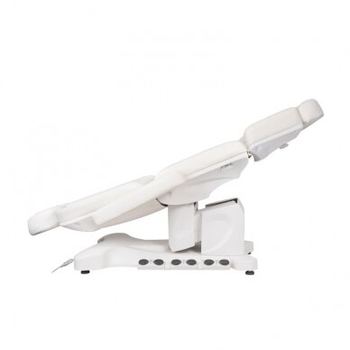 Kosmetologinis krėslas Azzurro Pro Electric 3 Motor Foot Control White Heated 5